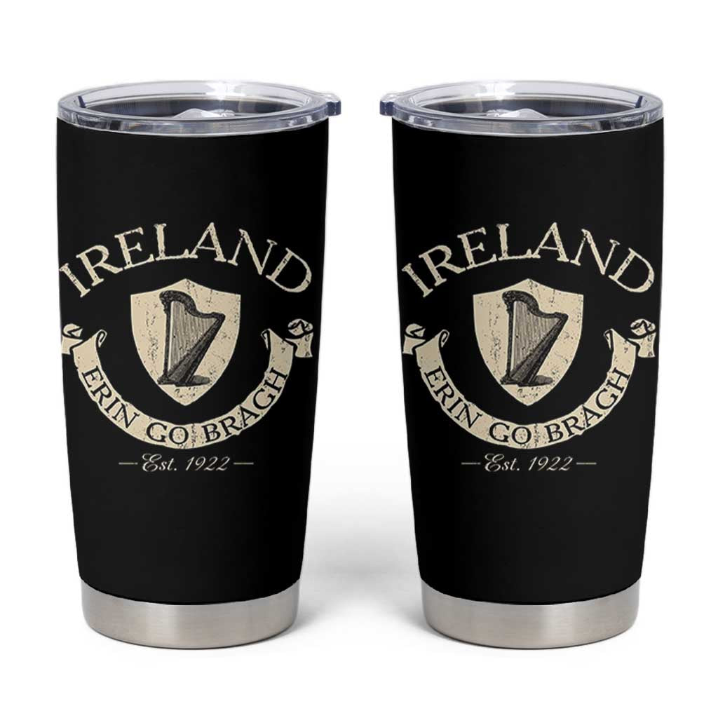 Ireland Erin Go Bragh Est 1922 Tumbler Cup Irish Pride Vintage Harp