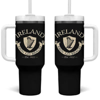 Ireland Erin Go Bragh Est 1922 Tumbler With Handle Irish Pride Vintage Harp
