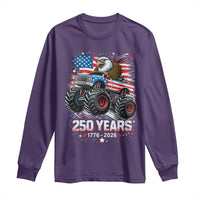 USA 250th Anniversary 250 Years 1776 2026 Monster Truck Eagle Long Sleeve Shirt