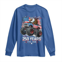 USA 250th Anniversary 250 Years 1776 2026 Monster Truck Eagle Long Sleeve Shirt