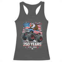 USA 250th Anniversary 250 Years 1776 2026 Monster Truck Eagle Racerback Tank Top