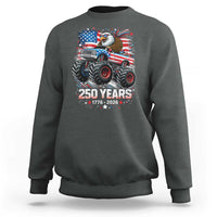 USA 250th Anniversary 250 Years 1776 2026 Monster Truck Eagle Sweatshirt