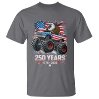 USA 250th Anniversary 250 Years 1776 2026 Monster Truck Eagle T Shirt