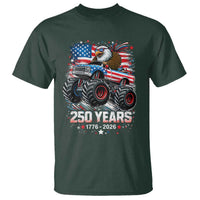 USA 250th Anniversary 250 Years 1776 2026 Monster Truck Eagle T Shirt