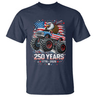 USA 250th Anniversary 250 Years 1776 2026 Monster Truck Eagle T Shirt