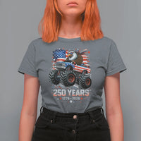 USA 250th Anniversary 250 Years 1776 2026 Monster Truck Eagle T Shirt For Women