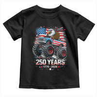 USA 250th Anniversary 250 Years 1776 2026 Monster Truck Eagle Toddler T Shirt