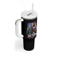 USA 250th Anniversary 250 Years 1776 2026 Monster Truck Eagle Tumbler With Handle