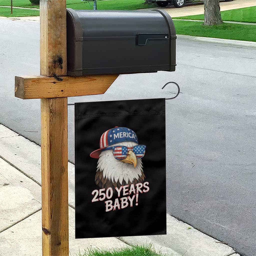 250th Anniversary USA 250 Years Baby Bald Eagle Garden Flag