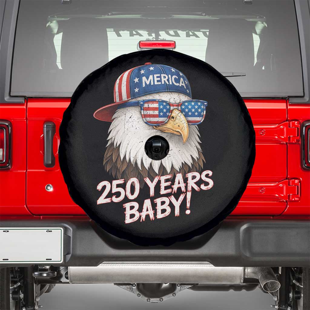 250th Anniversary USA 250 Years Baby Bald Eagle Spare Tire Cover