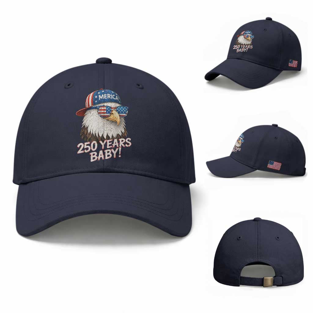 250th Anniversary USA 250 Years Baby Bald Eagle Baseball Cap