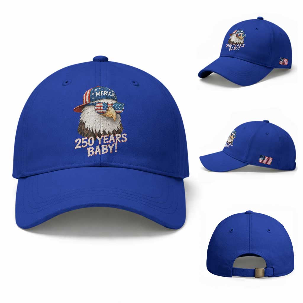 250th Anniversary USA 250 Years Baby Bald Eagle Baseball Cap