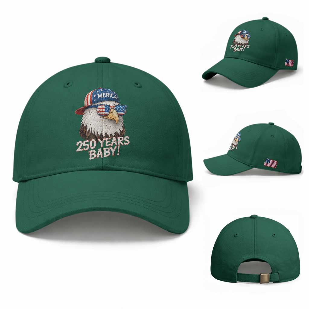 250th Anniversary USA 250 Years Baby Bald Eagle Baseball Cap