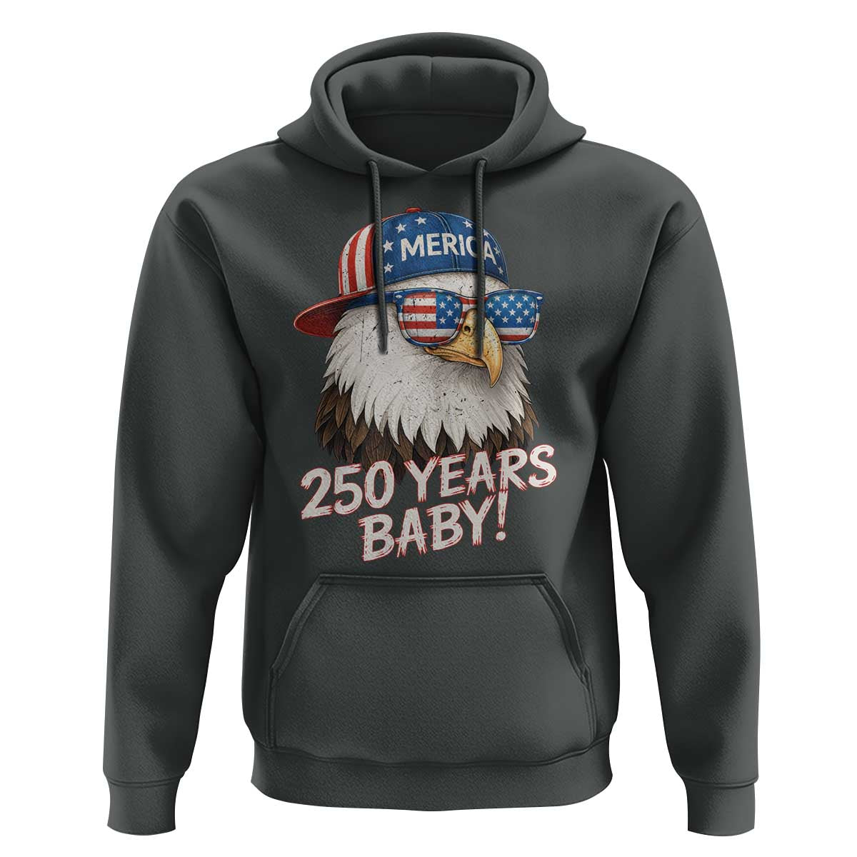 250th Anniversary USA 250 Years Baby Bald Eagle Hoodie