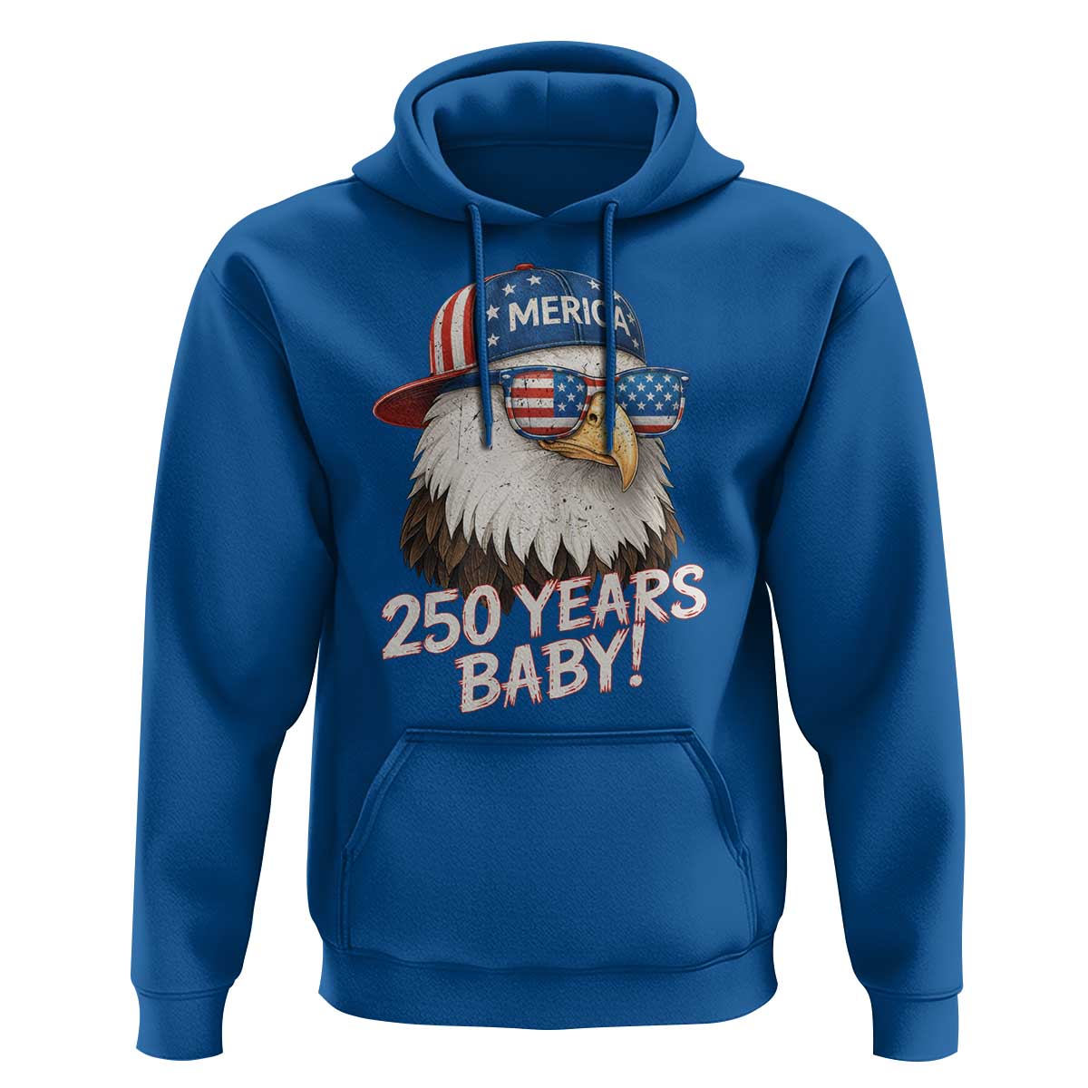 250th Anniversary USA 250 Years Baby Bald Eagle Hoodie