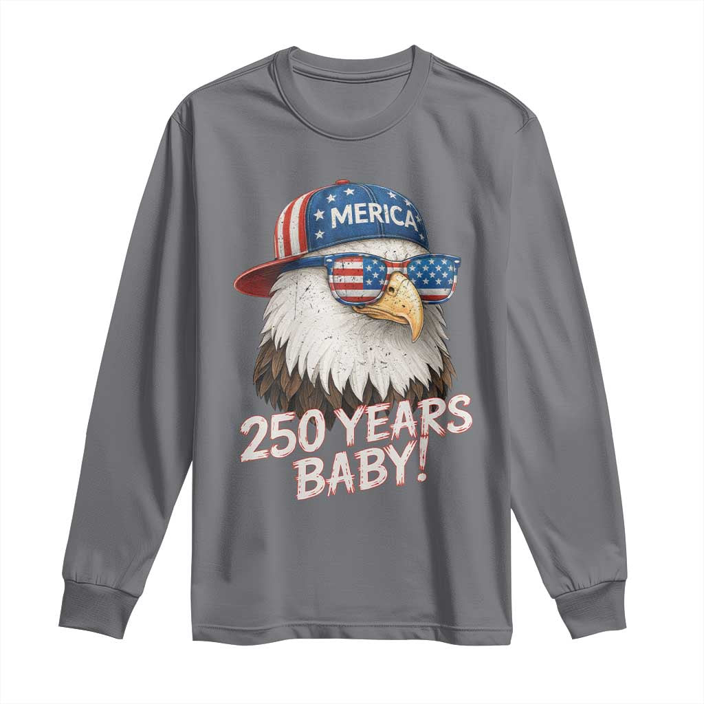 250th Anniversary USA 250 Years Baby Bald Eagle Long Sleeve Shirt