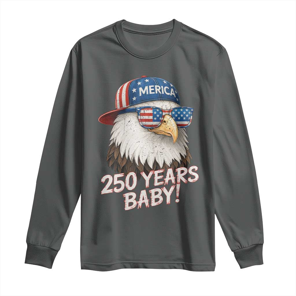250th Anniversary USA 250 Years Baby Bald Eagle Long Sleeve Shirt