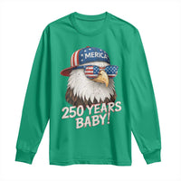 250th Anniversary USA 250 Years Baby Bald Eagle Long Sleeve Shirt
