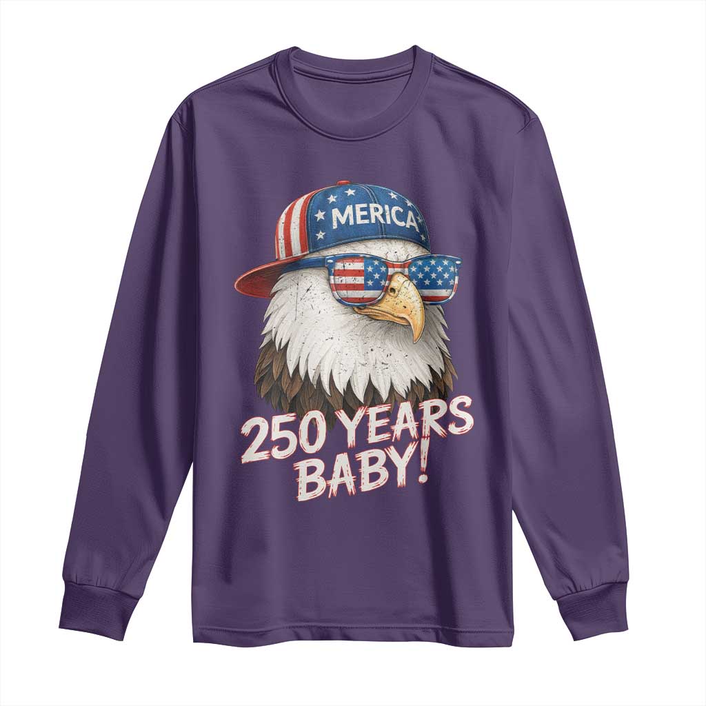 250th Anniversary USA 250 Years Baby Bald Eagle Long Sleeve Shirt