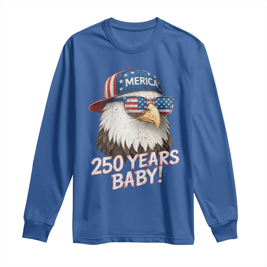 250th Anniversary USA 250 Years Baby Bald Eagle Long Sleeve Shirt