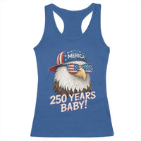 250th Anniversary USA 250 Years Baby Bald Eagle Racerback Tank Top