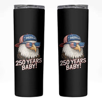 250th Anniversary USA 250 Years Baby Bald Eagle Skinny Tumbler
