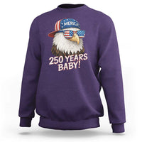 250th Anniversary USA 250 Years Baby Bald Eagle Sweatshirt