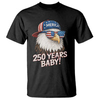 250th Anniversary USA 250 Years Baby Bald Eagle T Shirt
