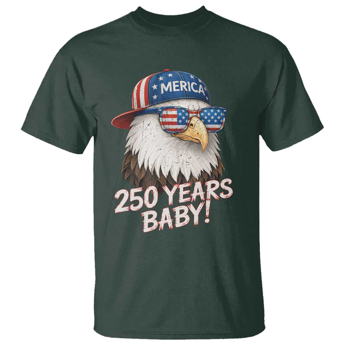 250th Anniversary USA 250 Years Baby Bald Eagle T Shirt