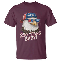 250th Anniversary USA 250 Years Baby Bald Eagle T Shirt