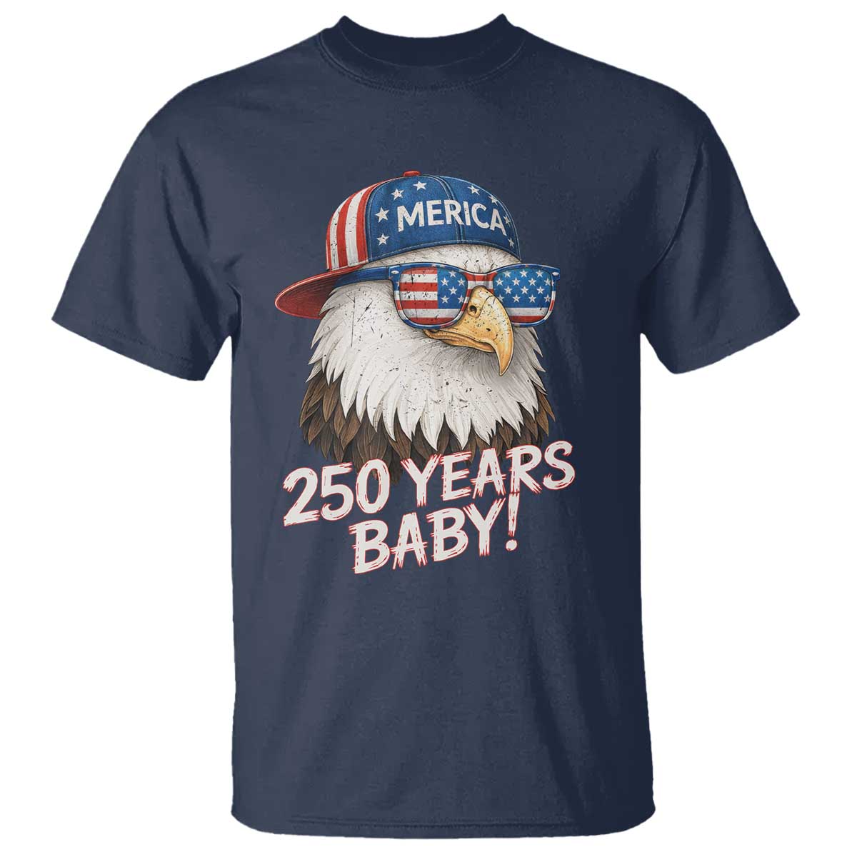 250th Anniversary USA 250 Years Baby Bald Eagle T Shirt