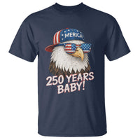250th Anniversary USA 250 Years Baby Bald Eagle T Shirt