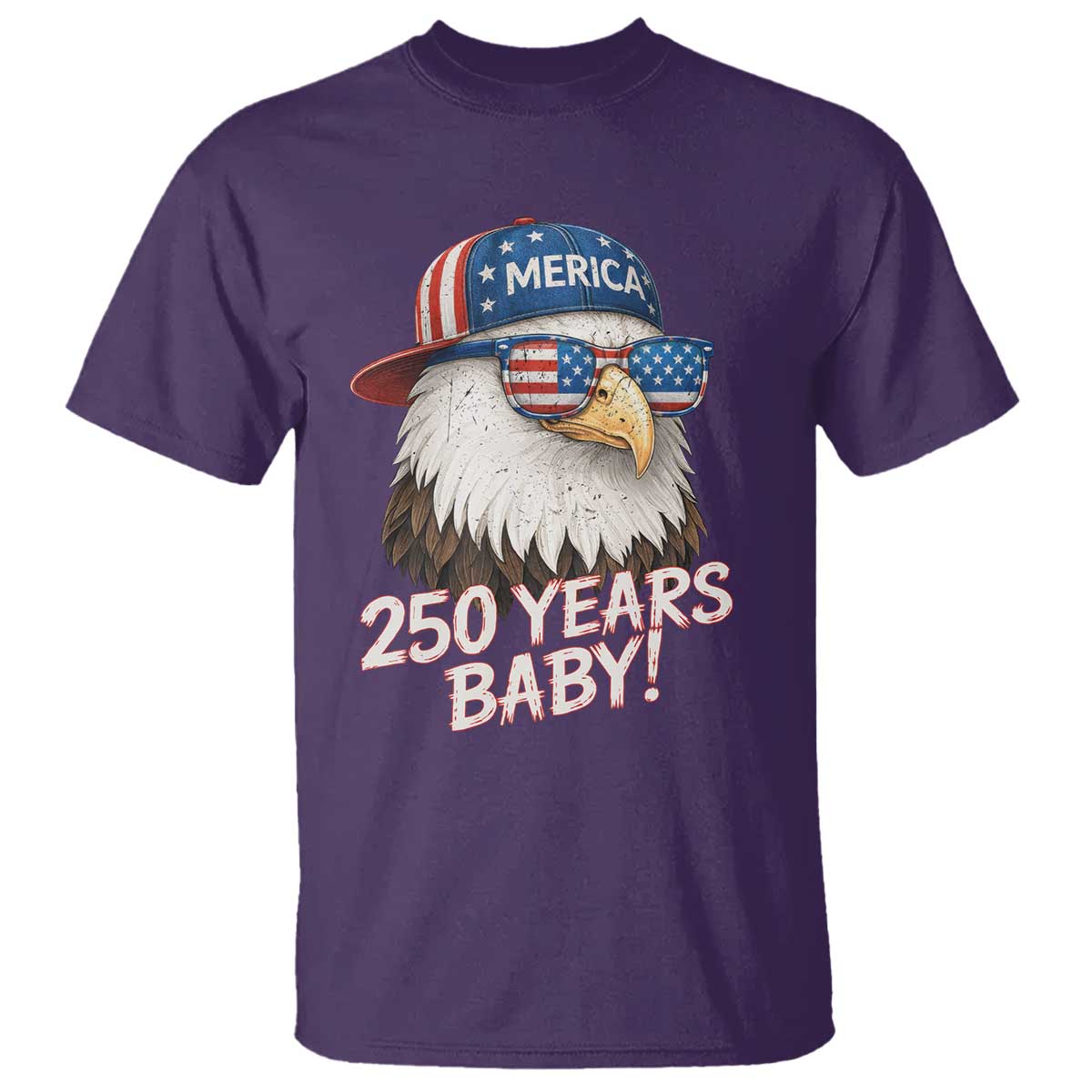 250th Anniversary USA 250 Years Baby Bald Eagle T Shirt