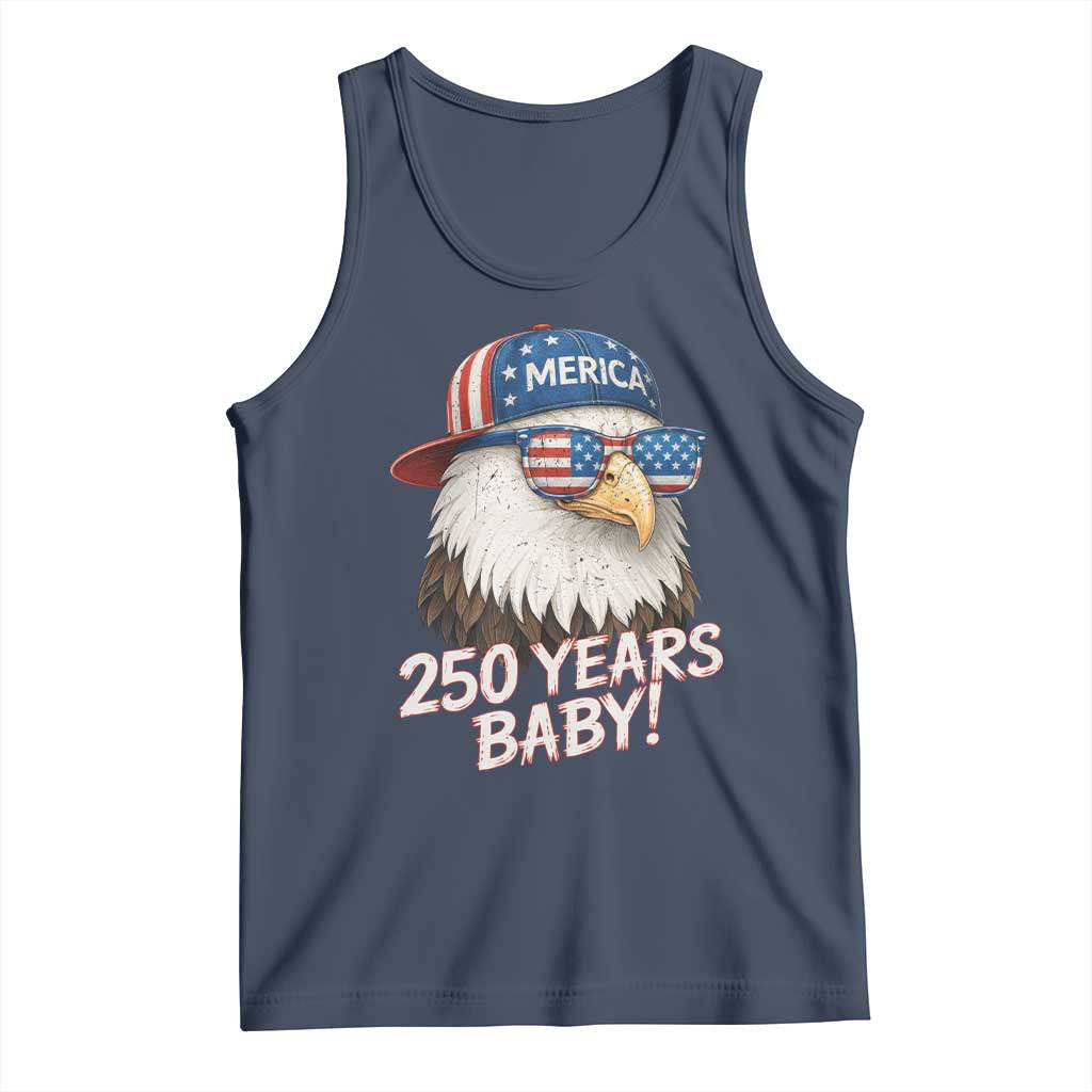 250th Anniversary USA 250 Years Baby Bald Eagle Tank Top
