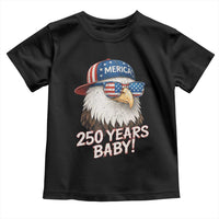 250th Anniversary USA 250 Years Baby Bald Eagle Toddler T Shirt