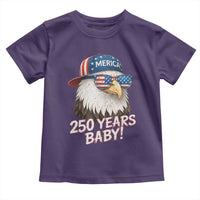 250th Anniversary USA 250 Years Baby Bald Eagle Toddler T Shirt