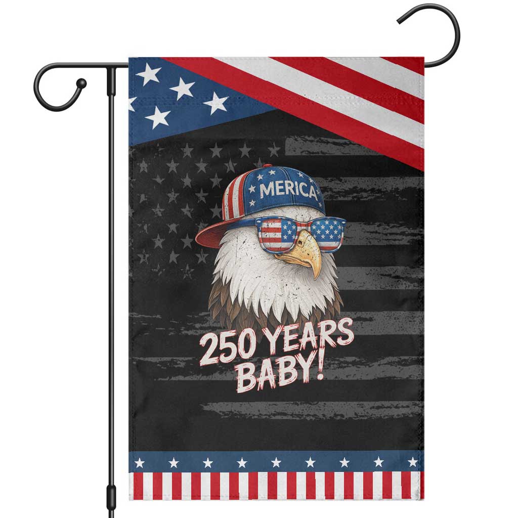 250th Anniversary USA 250 Years Baby Bald Eagle Garden Flag