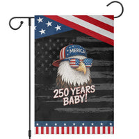 250th Anniversary USA 250 Years Baby Bald Eagle Garden Flag
