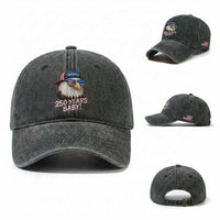 250th Anniversary USA 250 Years Baby Bald Eagle Washed Cotton Baseball Cap