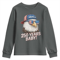 250th Anniversary USA 250 Years Baby Bald Eagle Youth Sweatshirt