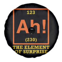 Ah The Element Of Surprise Spare Tire Cover Chemistry Science Humor Retro Periodic Table