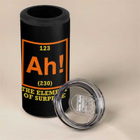 Ah The Element Of Surprise 4 in 1 Can Cooler Tumbler Chemistry Science Humor Retro Periodic Table