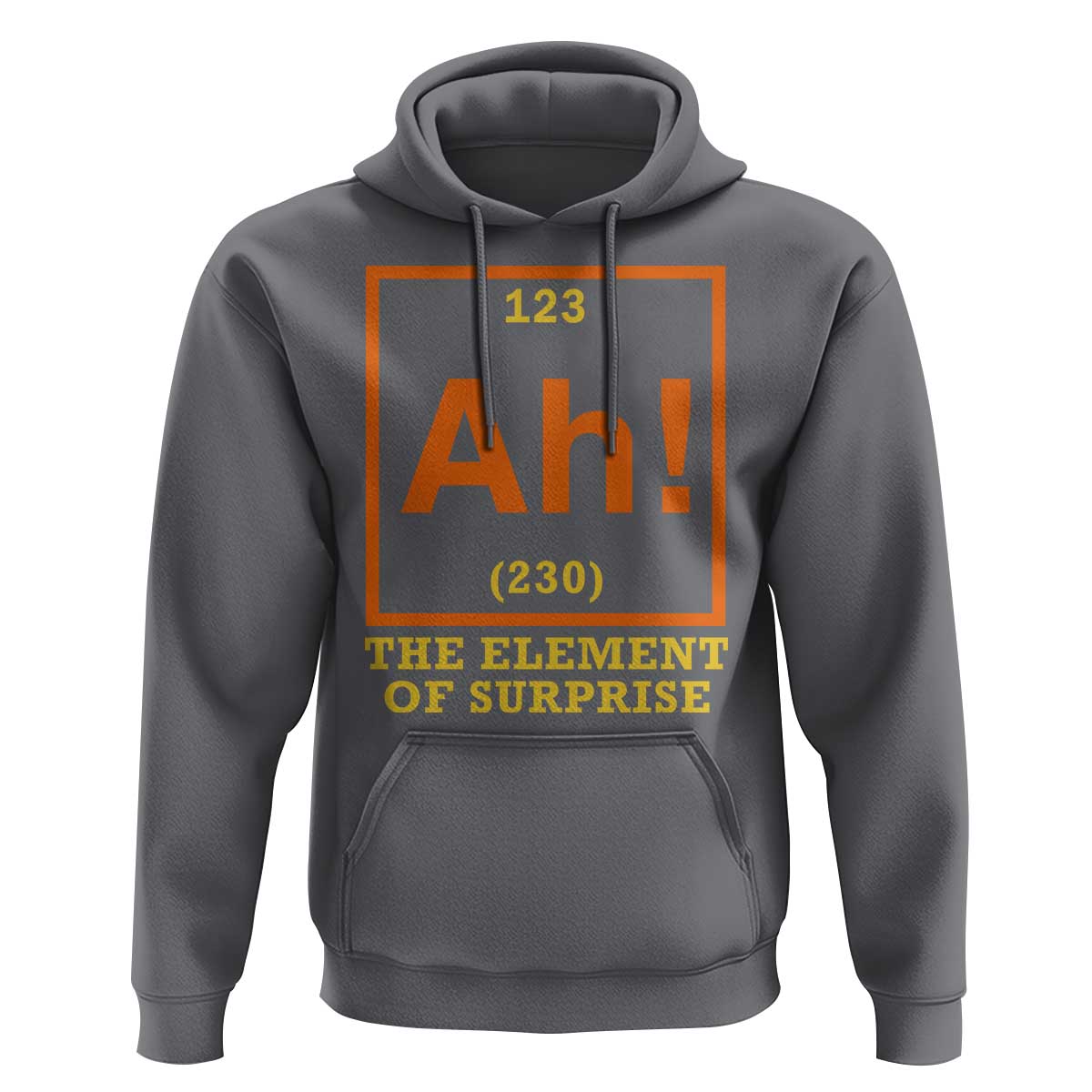 Ah The Element Of Surprise Hoodie Chemistry Science Humor Retro Periodic Table