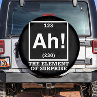 Ah The Element Of Surprise Spare Tire Cover Funny Chemistry Science Pun