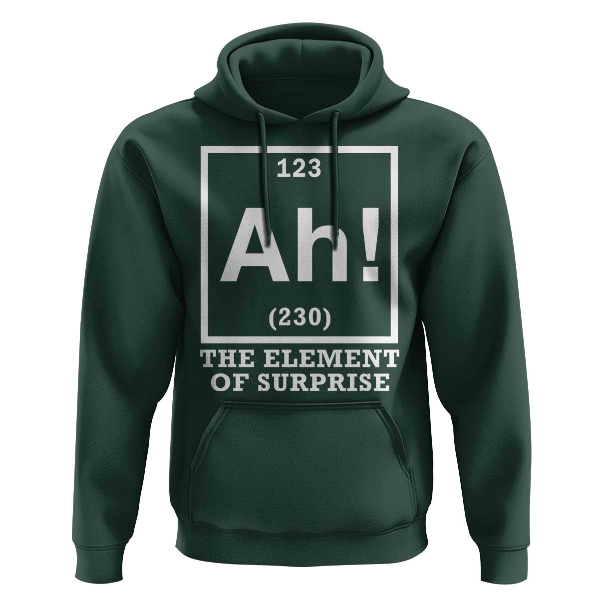 Ah The Element Of Surprise Hoodie Funny Chemistry Science Pun