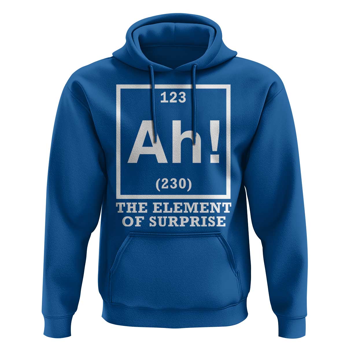 Ah The Element Of Surprise Hoodie Funny Chemistry Science Pun