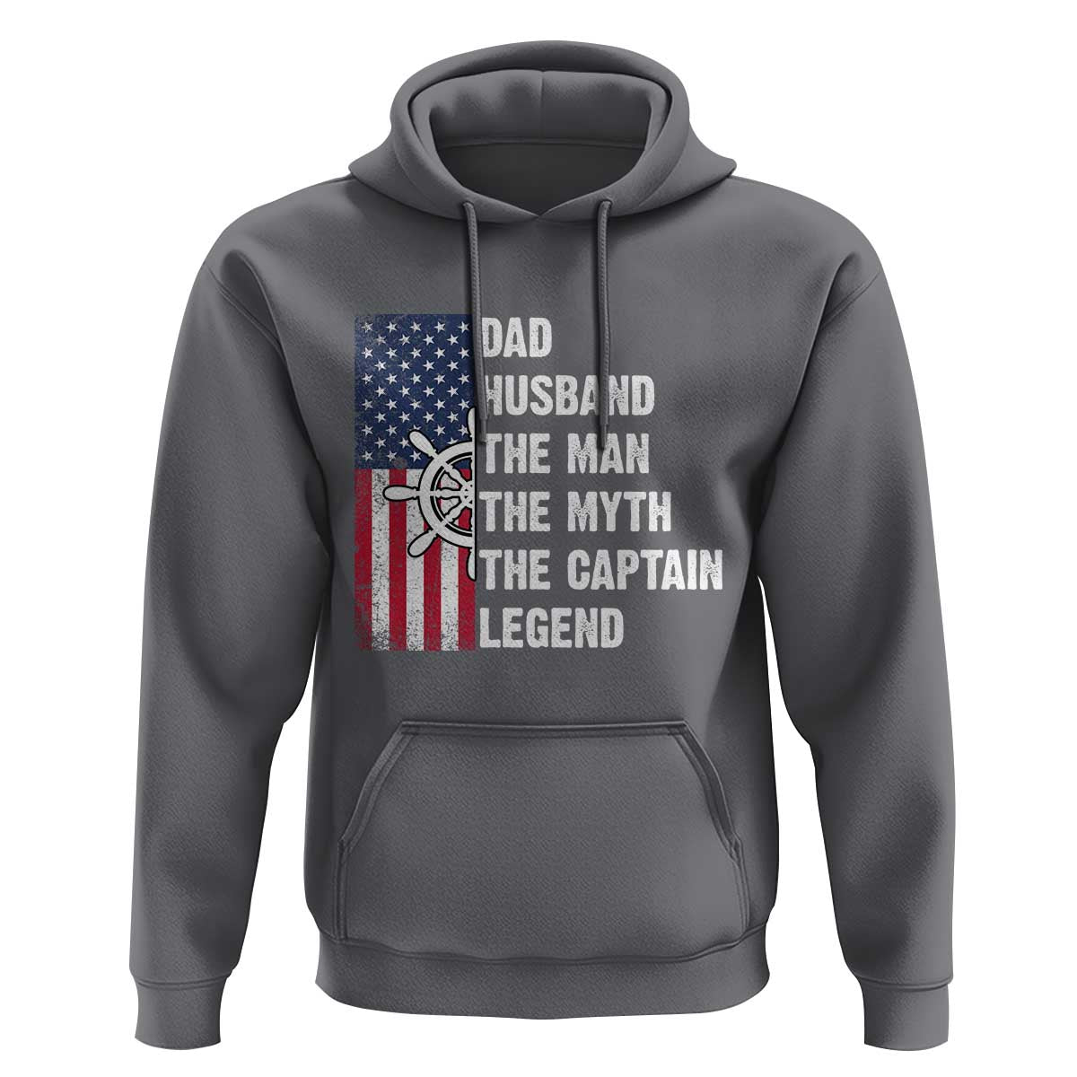 Funny Boat Captain Hoodie Dad Husband The Man The Myth The Captain Legend