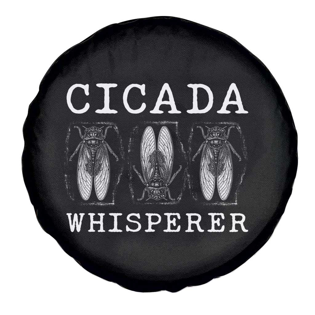 Funny Cicada Whisperer Spare Tire Cover Periodical Cicada Swarm