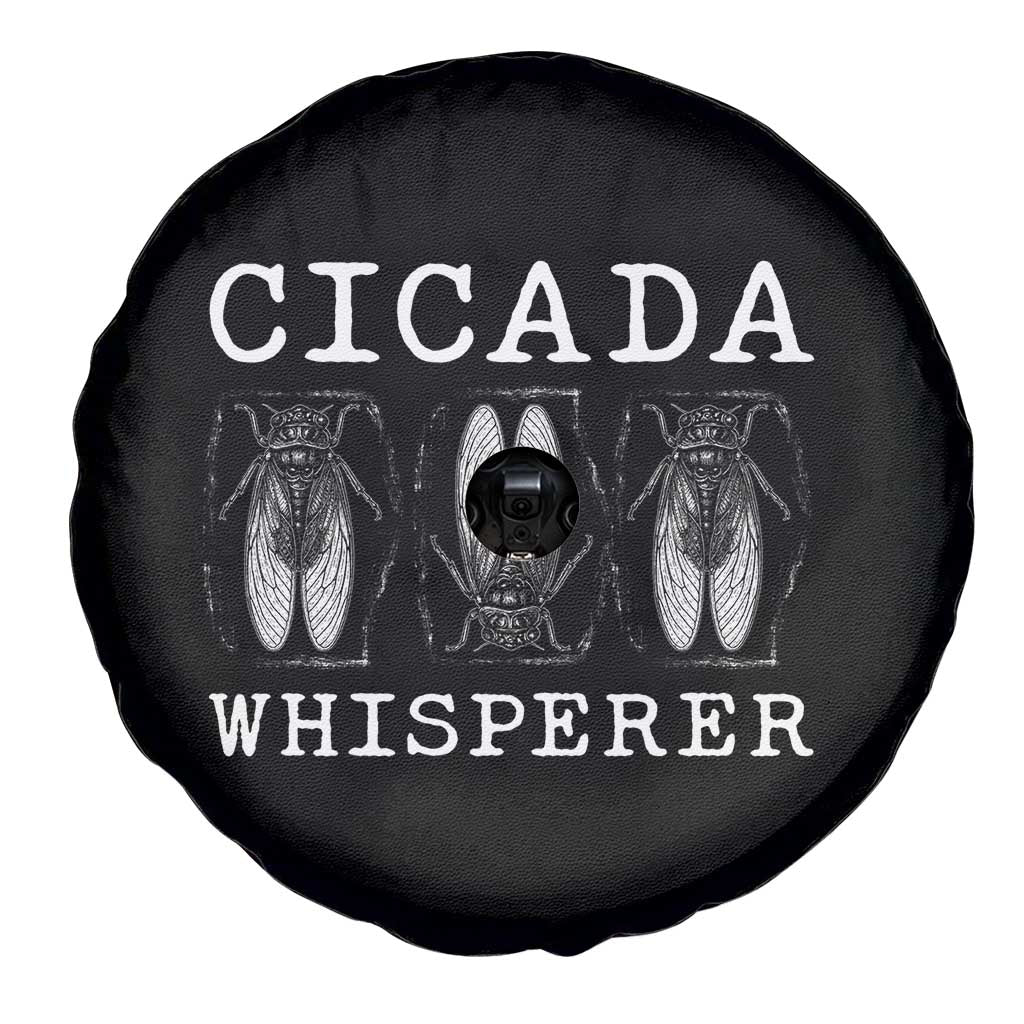 Funny Cicada Whisperer Spare Tire Cover Periodical Cicada Swarm