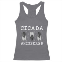 Funny Cicada Whisperer Racerback Tank Top Periodical Cicada Swarm